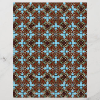 Papel original Personalizable azul marrón arte de 