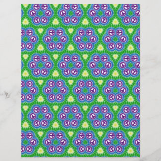 Papel original Personalizable azul verde arte de a