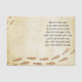 Papel ortográfico de descomposición Bruja mágica