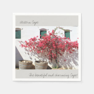 Papel Paisaje de viñedo del Cabo Occidental Servilleta d