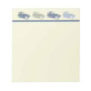 Papel para el Bloc de notas de los coches clásicos