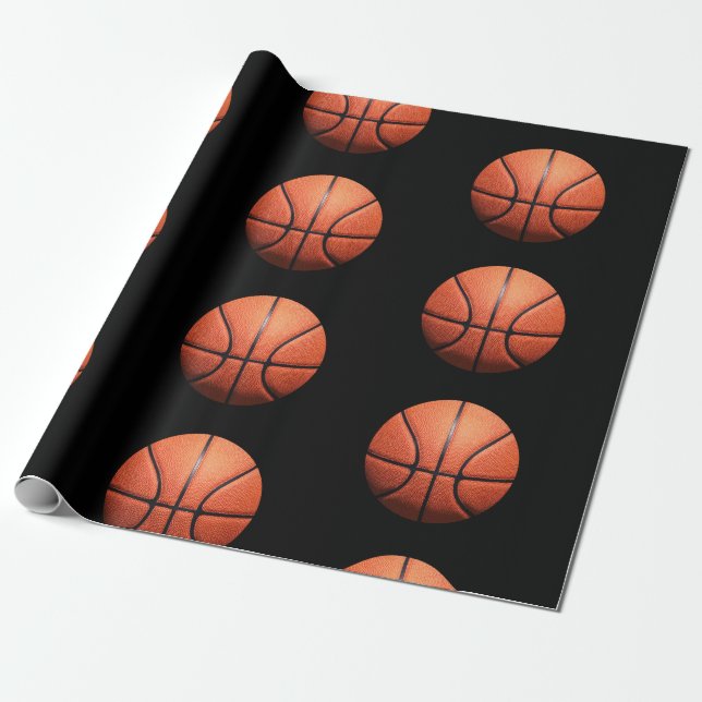 Papel para envolver baloncesto (Desenrollado)
