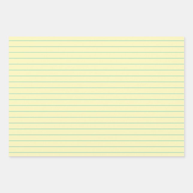 Papel para envolver de almohadillas legales (Anverso)