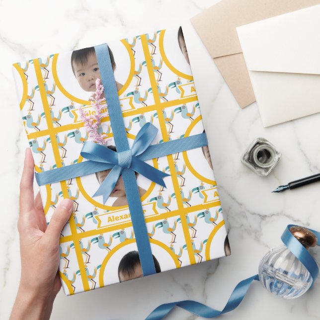 Papel para envolver foto de bebé de fosa gorda per (Regalar)