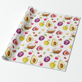 Papel para envolver frutas tropicales