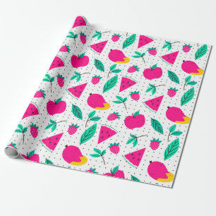 Papel para envolver frutas tropicales