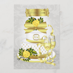 Papel para Invitación de Bodas de Oro