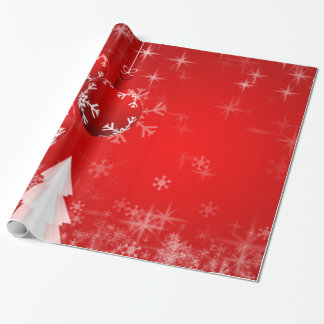 Papel para navidad red white Merry Christmas