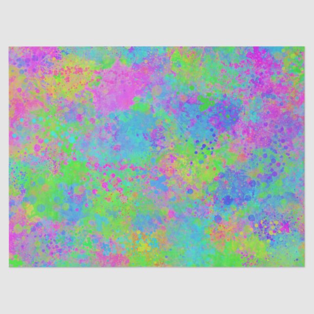 Papel para pintar neón o desenvolver (Anverso)