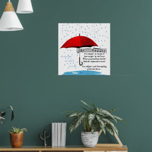 Papel para póster de valor de hechos alternativos