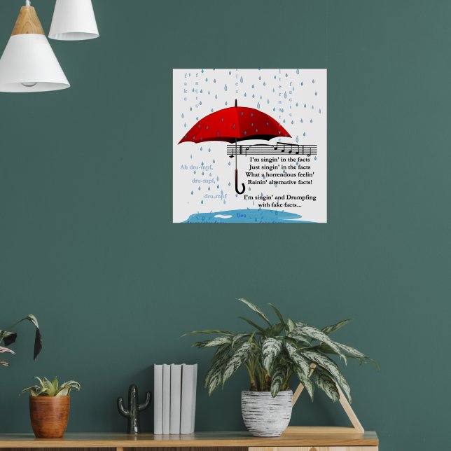 Papel para póster de valor de hechos alternativos  (Salón 1)