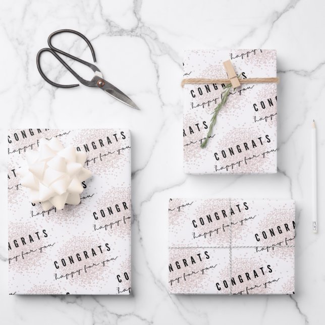 Papel para Regalar Set de Felicitaciones (Anverso)