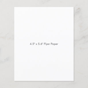 Papel para volantes de 4.5" x 5.6"