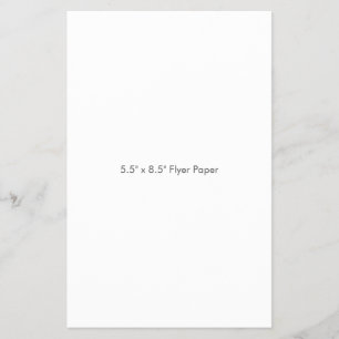 Papel para volantes de 5.5" x 8.5"