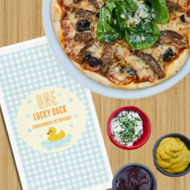 Papel Pato 1.ª servilleta de cumpleaños (Subido por el creador)