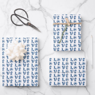 Papel Patrón Cuadros Verde Azulado Clásico Amor Tr