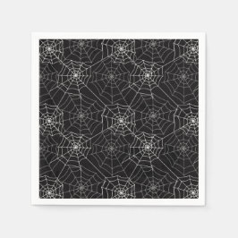 Papel Patrón web de araña de Halloween | Servilleta