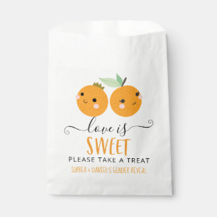 Papel Pequeño Cítrico Amor es Bolsa de Favores Dulces