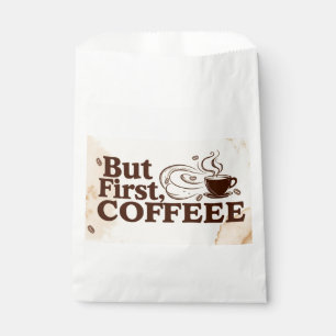 Papel Pero primero café, bolsa de compras para amantes d