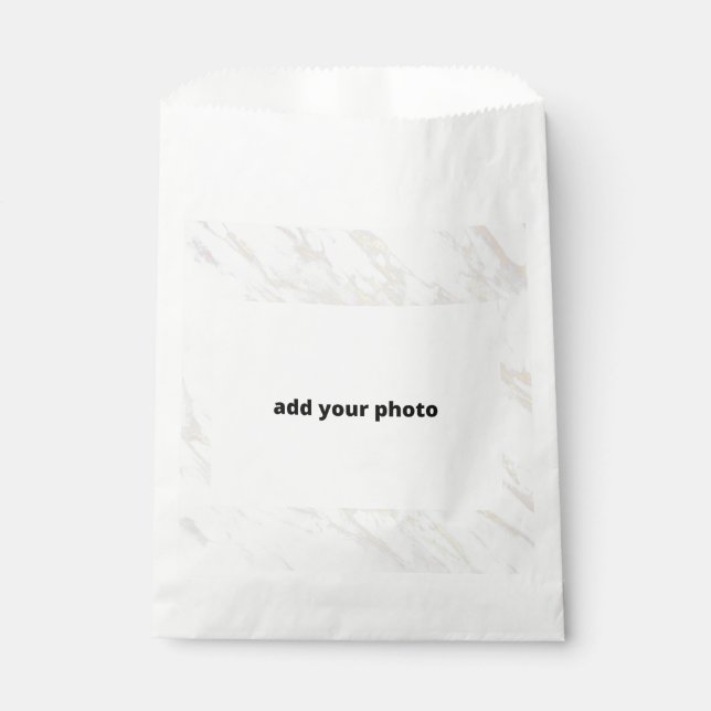 Papel personalizado añada su bolsa de favor de compañía  (Anverso)