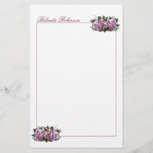 Papel personalizado de la estatura de flores de Li