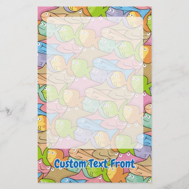 Papel personalizado de pescado (Anverso)