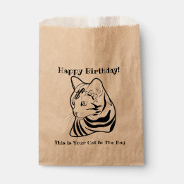 Papel Personalizado El Gracioso Gato 2 En La Bolsa De Ar