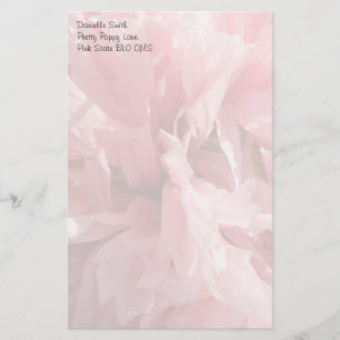 Papel Personalizado Hermosa Amapola Rosa