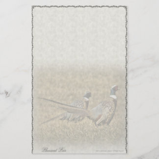 Papel Personalizado Pareja de Faisanes
