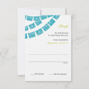Papel Picado Rsvp Boda