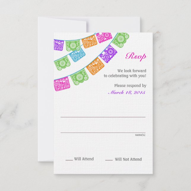 Papel Picado Rsvp Multicolor becomes Papel Picado  (Anverso)