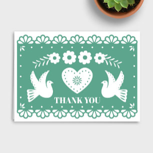 Papel Picado - Tarjeta de agradecimiento