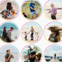 16 fotos Personalizados y gradiente de color arcoi