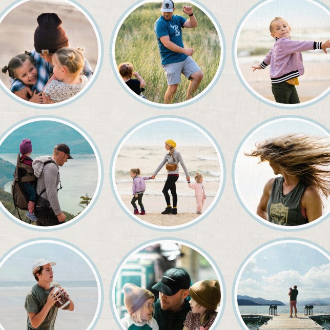 Papel Pintado 16 fotos Personalizados y patrón de círculo de col (Subido por el creador)