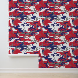 Papel Pintado 4th of July, Independence day, Camouflage Gray