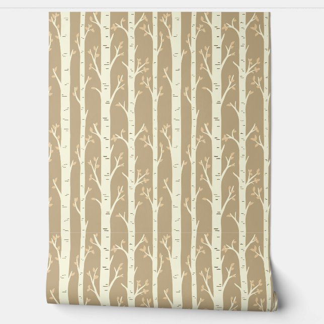 Papel Pintado Abedules (Desenrollar)