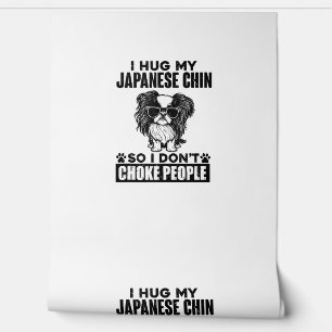 Papel Pintado Abrazo mi mentón japonés para no asfixiar a la gen