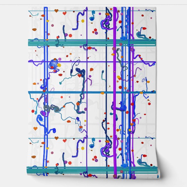 Papel Pintado Abstract Geometric Pattern Wallpaper  (Desenrollar)