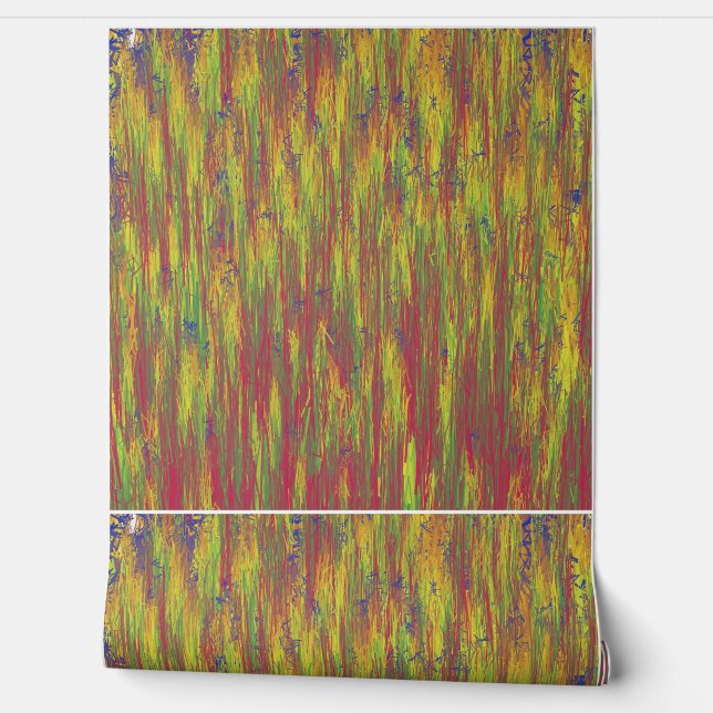 Papel Pintado Abstract Paddy field Pattern Wallpaper  (Desenrollar)