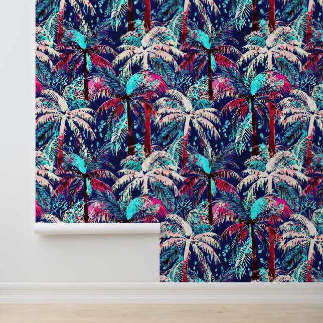 Papel Pintado Abstract Palm tree (Solicitud)
