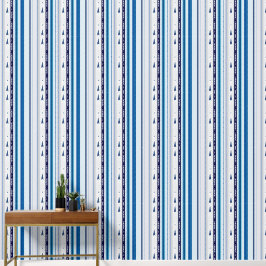 Papel Pintado Abstract Symphony in Blue 5 (Vertical Lines)