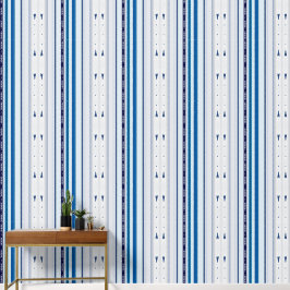 Papel Pintado Abstract Symphony in Blue 5 (Vertical Lines)