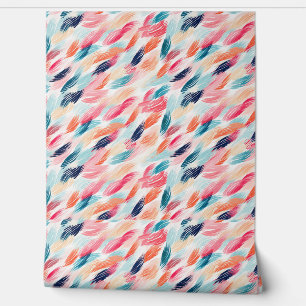 Papel Pintado Abstract Watercolor Feathers