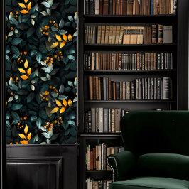 Papel Pintado Academia Oscura Esmeralda y Foliage Golf