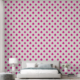 Papel Pintado Ace rosado de espadas Patrón Moda retro