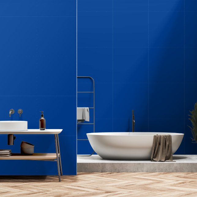 Papel Pintado Acento azul cobalto (Baño)