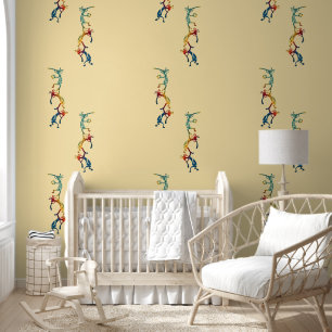 Papel Pintado Acrobáticos Kokopelli Nativos Americanos 1