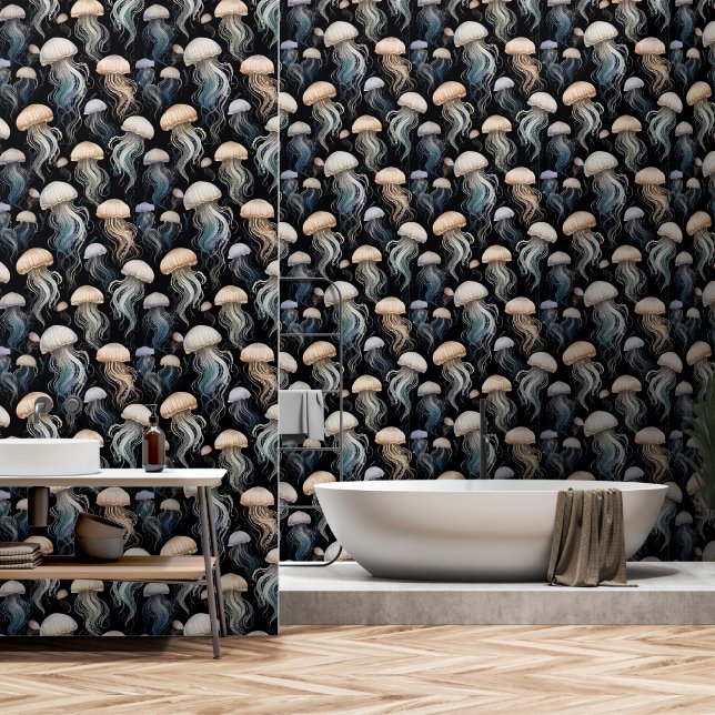 Papel Pintado Acuarela Bohemia moderna (Baño)