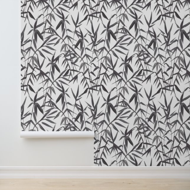 Papel Pintado Acuarela de Bambú Japonés (Solicitud)