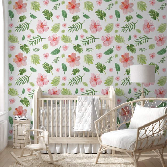 Papel Pintado Acuarela Tropical (Niños)